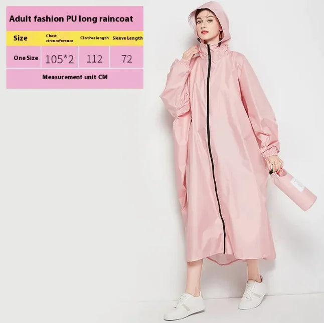 Unisex Heavy-Duty Cycling Raincoat