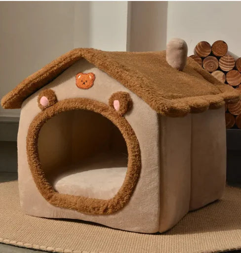 Four-season Universal Warm Closed Cat And Dog Kennel