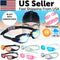 Clear Comfortable Swimming Goggles UV- Anti-Fog Swim Glasses Mirror Adult & Kids