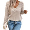 Hollow Loose Casual Long Sleeves Pullover