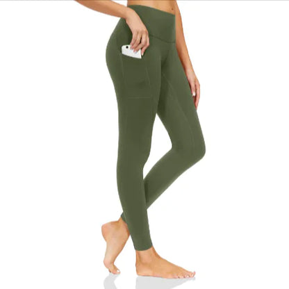 NudeFit High-Waist Stretch Fitness Pants