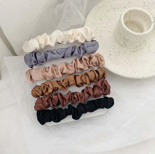 Chic Satin French Hair Tie Set