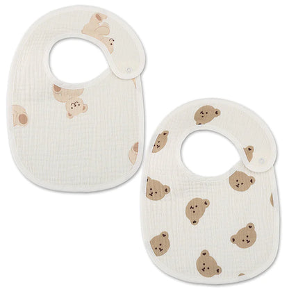 Cotton Waterproof Gauze Bib