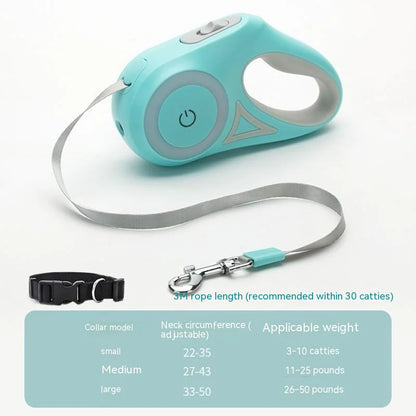 Retractable Dog Leash with LED Light