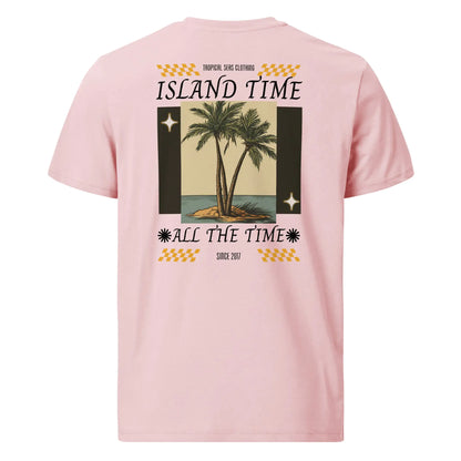 Island Time Organic Cotton T-Shirt – Embrace Comfort and Style with Tropical Seas Clothing