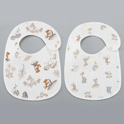 Cotton Waterproof Gauze Bib