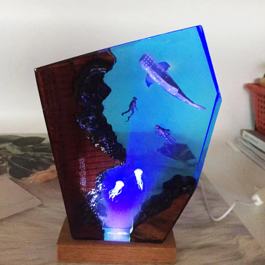 Creative USB Ocean Small Night Lamp