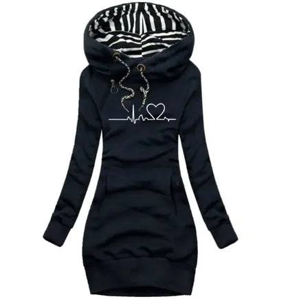 Long Sleeve Hoodie Dress