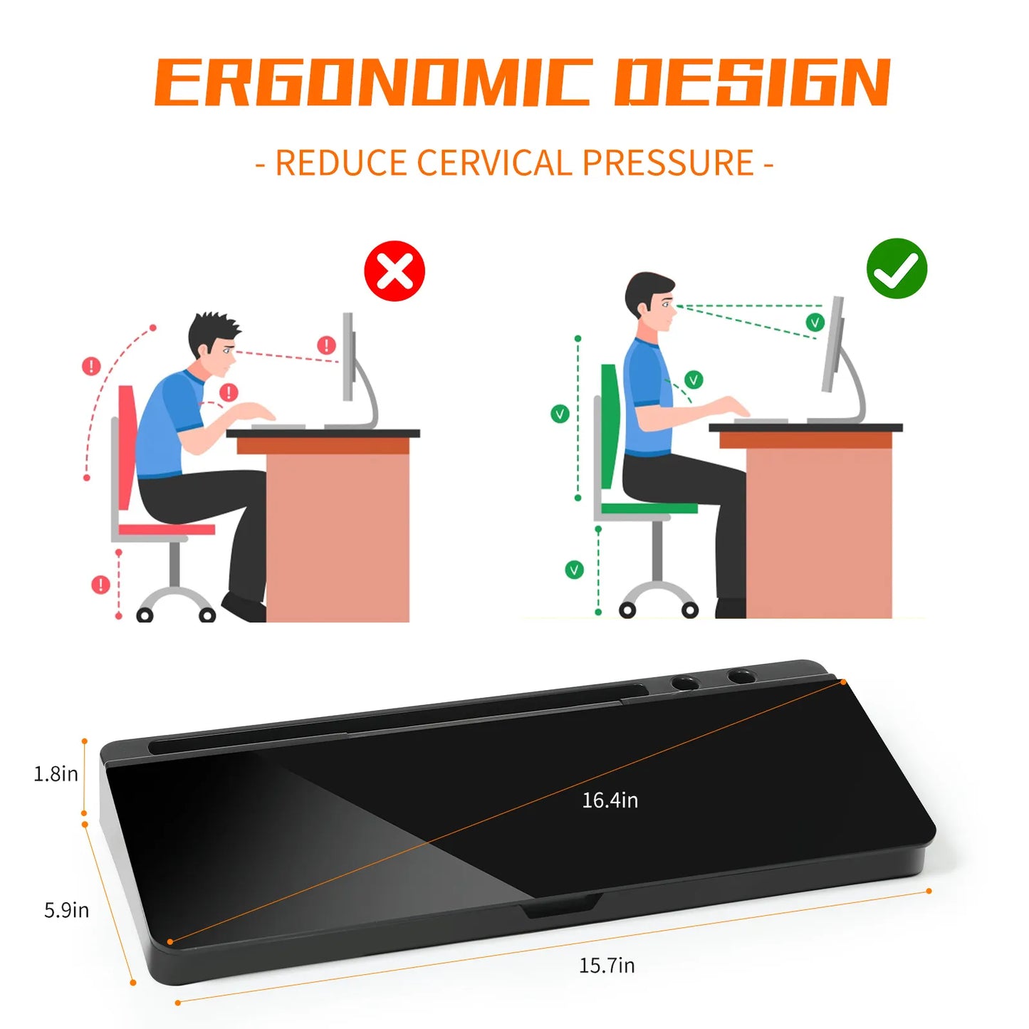 Desktop Whiteboard Storage Tablet