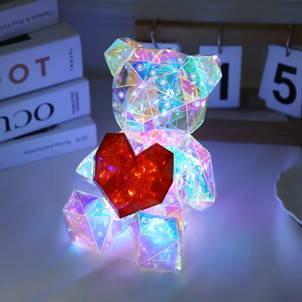 Colorful Bear Night Light