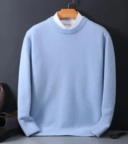 Oversized Round Neck Knit Sweater