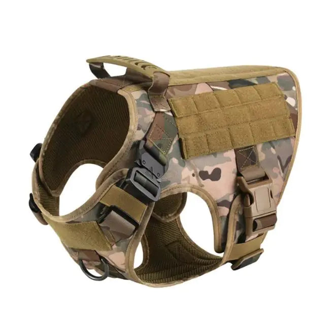 Outdoor Tactical Dog Vest For Large Dogs