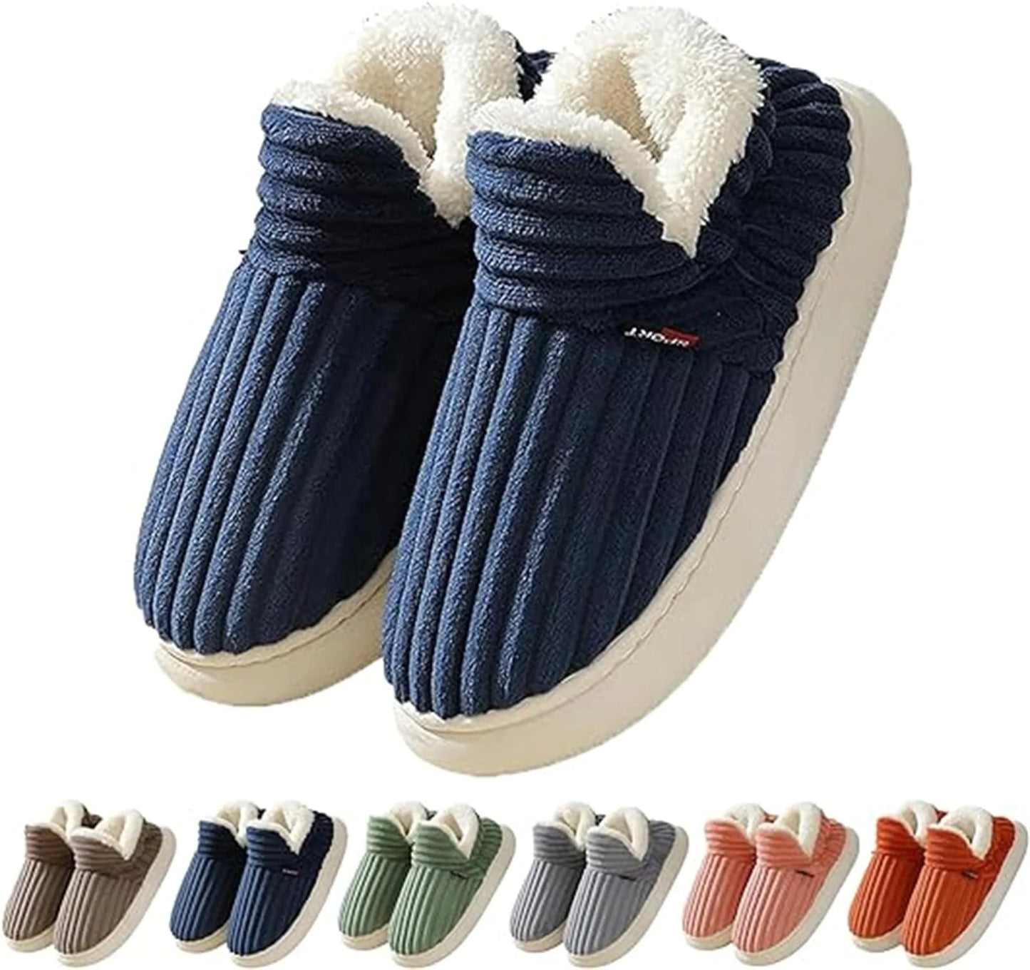 Cozy Step All-Season Cotton Slippers